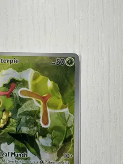 Caterpie 151 Full Art NM Ultra Rare 172/165 Scarlet & Violet Pokemon TCG English - Image 4