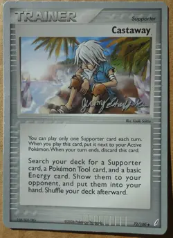 2007 World Championships Castaway 72/100 Promo non-holo Pokemon NM - Image 1