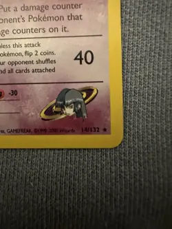 Pokemon Sabrina's Gengar 14/132 Holo Rare Gym Challenge 🔥Swirl🔥 - Image 5