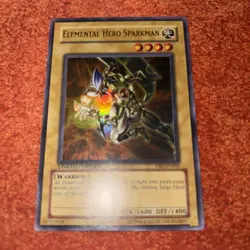 Elemental HERO Sparkman #YSD-ENS01 Limited Edition Yugioh Ultra Rare - Image 1