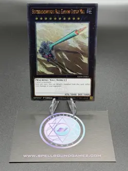 Yu-Gi-Oh! TCG Superdreadnought Rail Cannon Gustav Max RA04-EN063 1st Edition QCR - Image 1