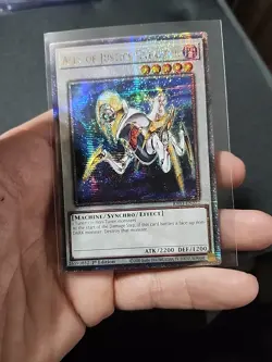 Yu-Gi-Oh Ally of Justice Catastor RA03-EN222 Quarter Century Secret Rare Card - Image 1