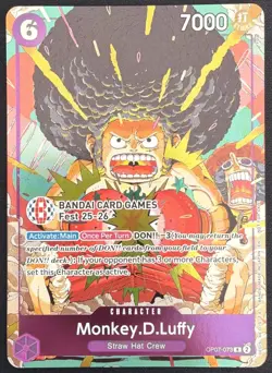 Monkey.D.Luffy (BANDAI Card Games Fest 25-26) -One Piece Promotion Cards (OP-PR) - Image 1