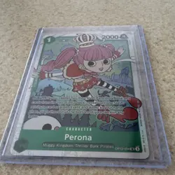 Bandai One Piece Card Game Perona SR OP12-034 Muggy Kingdom/Thriller Bark - Image 1