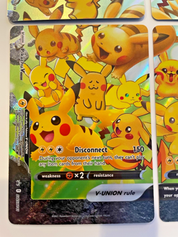 Pikachu V-Union [Set of 4] SWSH: Sword & Shield Promo Cards Holo 139-142 - Image 4