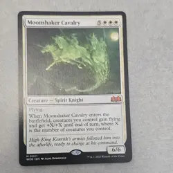 Wizards of the Coast Moonshaker Cavalry Wilds of Eldraine Mythic White #21 - Image 1