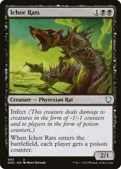 Ichor Rats [Phyrexia: All Will Be One Commander] Lightly Played - Image 1
