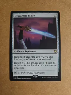 Dragonfire Blade MTG TDM Rare NM - Image 1