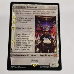 MTG - Summon: Bahamut - Final Fantasy - NM - Image 1