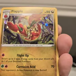 Flapple Pokemon SWSH189 Blak Star Promo Holo With HD Swirl - Image 2