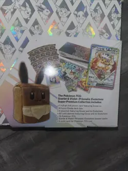 Pokemon TCG Scarlet and Violet Prismatic Evolutions Super Premium Collection New - Image 3