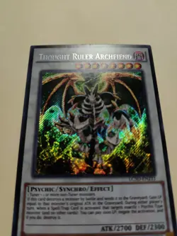 Thought Ruler Archfiend LC5D-EN233 Yu-Gi-Oh! 1st Ed Secret Rare LP - Image 2