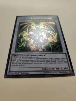 Thought Ruler Archfiend LC5D-EN233 Yu-Gi-Oh! 1st Ed Secret Rare LP - Image 3