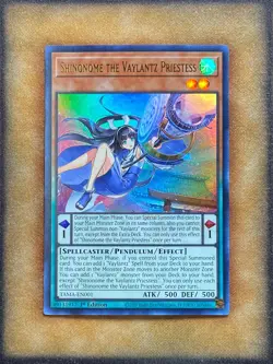 Yugioh Shinonome the Vaylantz Prietess TAMA-EN001 Ultra Rare 1st Ed NM - Image 1