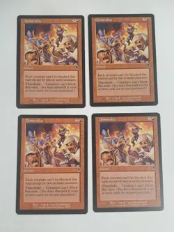 MTG Playset 4x Demoralize (Odyssey/Red/C) - BGM - Image 1