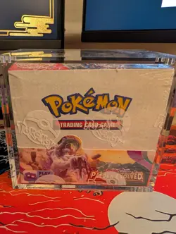 Pokemon TCG: Scarlet & Violet Paldea Evolved Booster Box (36 Packs) W/ Acrylic - Image 1