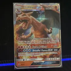 Pokemon TCG Charizard GX SM195 SM Promo Full Art Holo 250 HP - Image 1