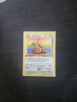Pokemon TCG - Dragonite 19/62 Fossil Rare 1st Edition WOTC 1999 - Image 1