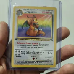 Pokemon TCG - Dragonite 19/62 Fossil Rare 1st Edition WOTC 1999 - Image 2