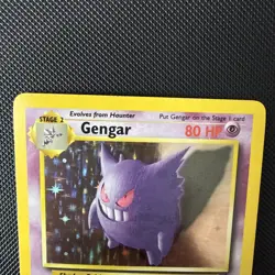 Pokemon TCG - Gengar 5/62 Fossil Holo Rare Pokemon Card - pack fresh m/nm - Image 4