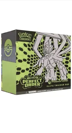 Pokemon Center TCG: Mega Evolution Perfect Order Elite Trainer Box Presale 3-27 - Image 1