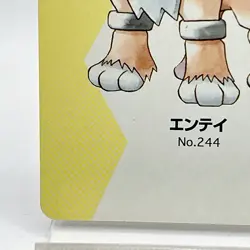 Pokemon Entei #244 Playing Cards Gold Poker Pichu Nintendo Japanese Japan Rare - Image 4