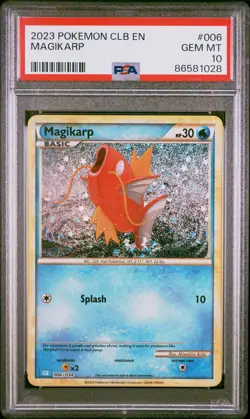 2023 POKEMON CLB-CLASSIC BLASTOISE & SUICUNE EX DECK #006 MAGIKARP PSA 10 - Image 1