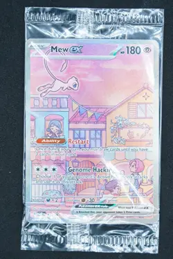 2023 Mew ex SVP 053 Pokemon Scarlet Violet 151 Black Star Promo Full Art SEALED - Image 1