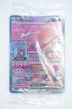 2023 Mew ex SVP 053 Pokemon Scarlet Violet 151 Black Star Promo Full Art SEALED - Image 3