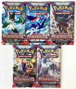 Pokemon TCG: Scarlet & Violet - Paldea Evolved x1 Booster Pack, New Sealed - Image 1
