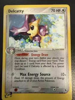 Pokemon TCG Delcatty Ruby & Sapphire Holo Card 5/109 LP - Image 1