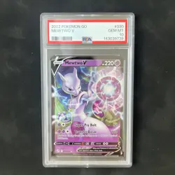 2022 POKEMON GO #030 MEWTWO V PSA 10 - Image 1