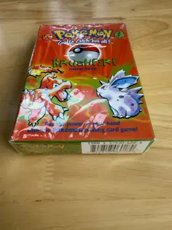 Pokemon Factory Sealed BRUSHFIRE THEME DECK Base Set NEW SEALED 1999 - Image 4