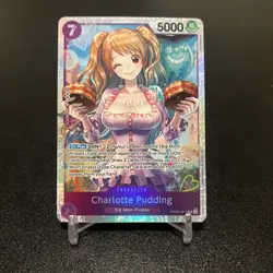 One Piece Premium Booster Best Vol. 2 #PRB02-010 SR Foil TCG Charlotte Pudding - Image 1