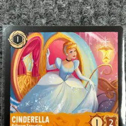 Disney Lorcana Rise of the Floodborn Cinderella Ballroom Sensation 3/204 Rare NM - Image 3