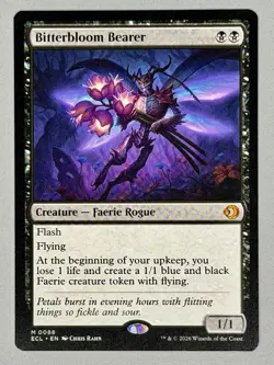 MTG English Bitterbloom Bearer NM Normal Lorwyn Eclipsed - Image 3