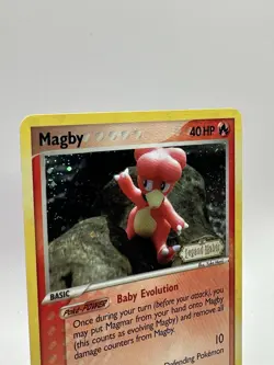 Magby 58/92 Legend Maker Reverse Holo Stamped Pokemon Card NM - Image 2