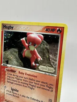 Magby 58/92 Legend Maker Reverse Holo Stamped Pokemon Card NM - Image 3