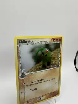 Pokemon Chikorita EX Dragon Frontiers Reverse Holo Stamped Card 44/101 NM - Image 2