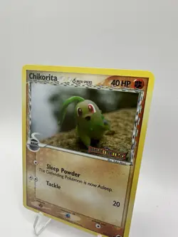 Pokemon Chikorita EX Dragon Frontiers Reverse Holo Stamped Card 44/101 NM - Image 3