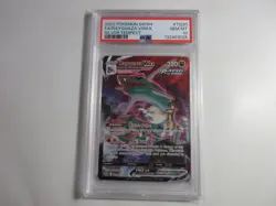 PSA 10 Rayquaza Vmax TG20 Silver Tempest Pokemon Card A - Image 1