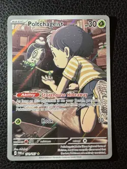 Poltchageist Pokemon TCG Scarlet & Violet Twilight Masquerade Card 171/167 - Image 2