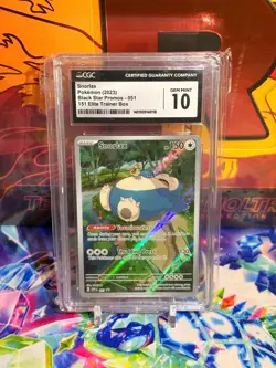 Snorlax 051 Sv: Scarlet & Violet Promo Cards Holo (CGC 10) - Image 1