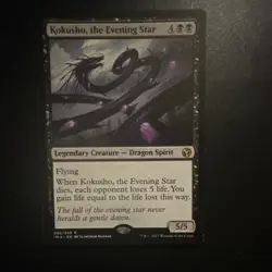 MTG Kokusho, the Evening Star Iconic Masters Rare NM - Image 1