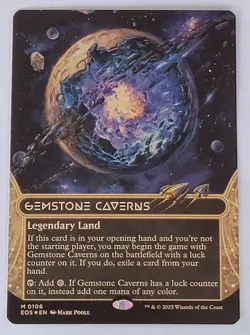 NM Gemstone Caverns (Borderless - Galaxy Foil) | EOS 106 | Stellar Sights - Image 1