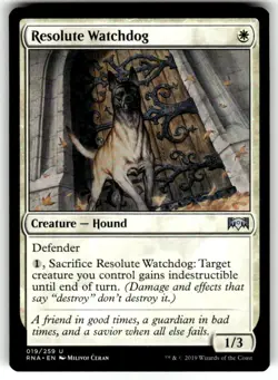 Resolute Watchdog Ravnica Allegiance Regular MTG - Image 1