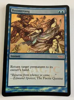 MTG - Boomerang - Foil - Mint @ - Image 1