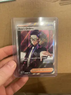 Boss’s Orders 256/217 Ultra Rare Full Art Pokemon TCG Ascended Heroes NM - Image 1