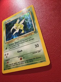 Pokemon - Scyther - 10/64 Jungle - HOLO - VINTAGE - MP - Unlimited - Image 3