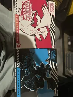 Factory Sealed Pokemon TCG Black Bolt & White Flare Elite Trainer Box (set of 2) - Image 1